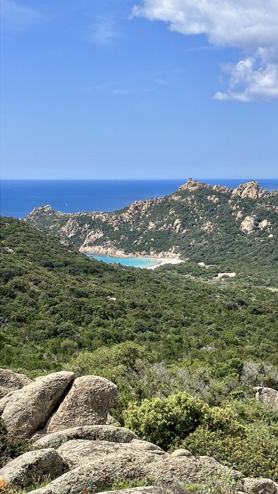 Paysages lors de sa croisière en Corse avec Secrets d'Escales